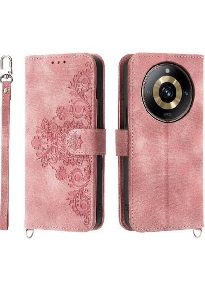 Realme 11 Pro 5g Bileklik Darbeye Kabartmalı Çoklu Kart Için Flip Case (Yurt Dışından) fırsatları