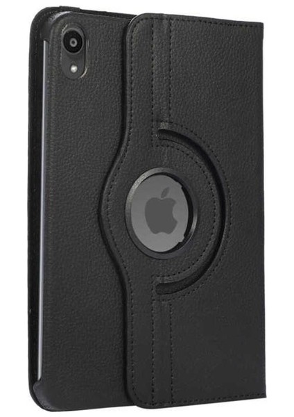 Apple iPad Mini 2021 (6.nesil) Uyumlu Zore Dönebilen Standlı Kılıf, Siyah