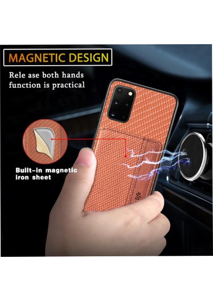 Samsung Galaxy S20 Artı Komple Kamera Güvenlik Manyetik Kart Rfıd Için Kılıf (Yurt Dışından)