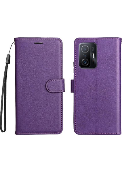 Xiaomi 11T/11T Pro Için Flip Case Kart Yuvası ile Yüksek Kaliteli Deri Telefon (Yurt Dışından)