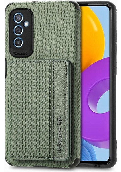 Samsung Galaxy M52 5g Manyetik Kart Tutucu Standı Fonksiyonu Rfıd (Yurt Dışından)