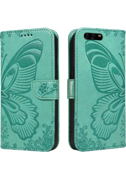 Huawei P10 Ayrılabilir El Kayışı ile Yüksek Kaliteli Deri Flip Case (Yurt Dışından)