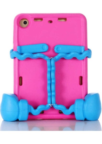 Apple iPad Mini 2-3 Uyumlu Zore Eva Boxer Tablet Silikon, Pembe Koyu