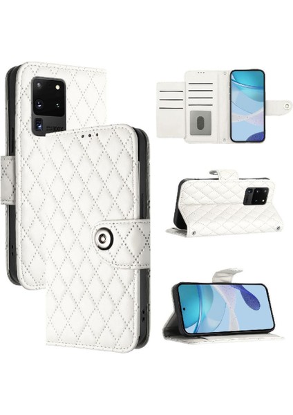 Samsung Galaxy S20 Ultra Kart Tutucu Darbeye Dayanıklı Şık Cüzdan (Yurt Dışından)