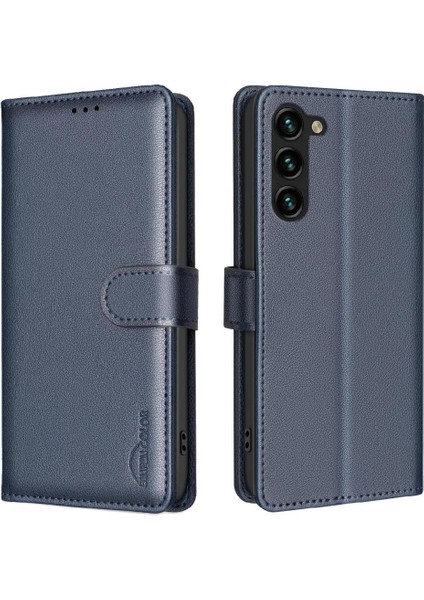 Samsung Galaxy S23 Için Flip Case Kart Tutucu Kickstand Pu Deri Manyetik (Yurt Dışından)