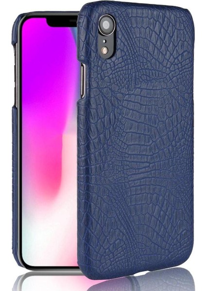 IPhone Xr Klasik Timsah Moda Anti Scratch Için Şık Klasik Durumda (Yurt Dışından)