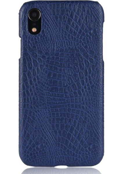 IPhone Xr Klasik Timsah Moda Anti Scratch Için Şık Klasik Durumda (Yurt Dışından)