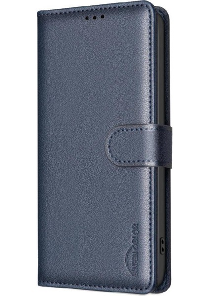 IPhone 16 Pro Manyetik Kart Tutucu Kickstand Rfıd Engelleme Için Flip Case (Yurt Dışından)
