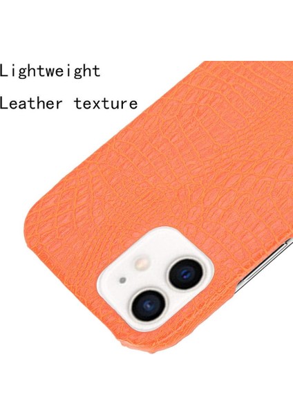 IPhone 12 Mini Uyumluluk Klasik Timsah Için Şık Klasik Kılıf (Yurt Dışından) fırsatları