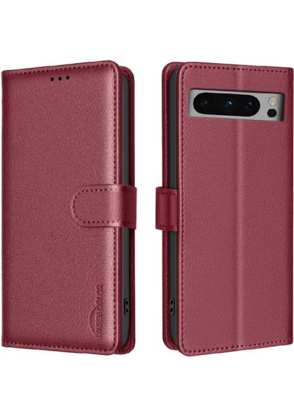 Google Piksel 8 Pro Cüzdan Kart Tutucu Kickstand Rfıd Pu Için Flip Case (Yurt Dışından) indirimleri