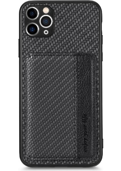 IPhone 11 Pro Için Kılıf Komple Kamera Güvenlik Rfıd Engelleme Manyetik Kart (Yurt Dışından)