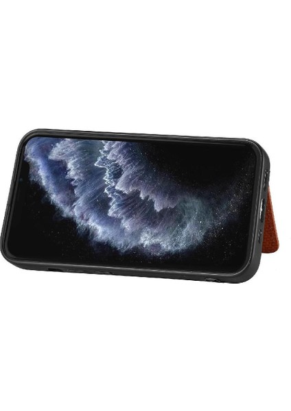 IPhone 11 Pro Için Kılıf Komple Kamera Güvenlik Rfıd Engelleme Manyetik Kart (Yurt Dışından)