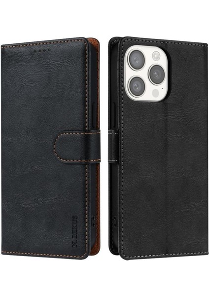 IPhone 13 Için Flip Case Pro Çift Katmanlı Koruma Yan Cep Manyetik (Yurt Dışından) modelleri