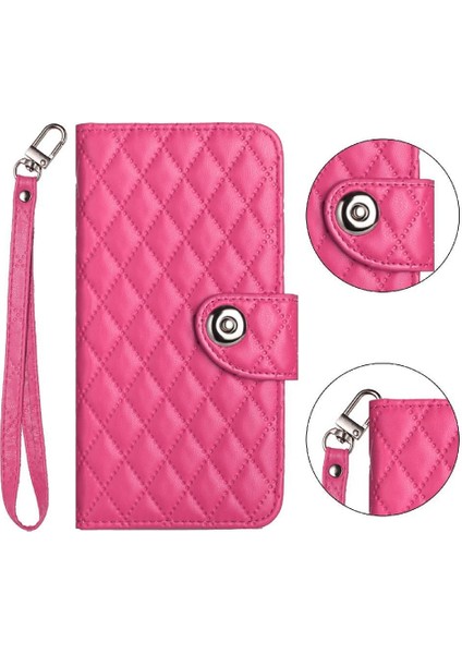 Samsung Galaxy Case 5g Için Kılıf Cüzdan Kapak Bilek Şerit Kart Tutucu (Yurt Dışından)