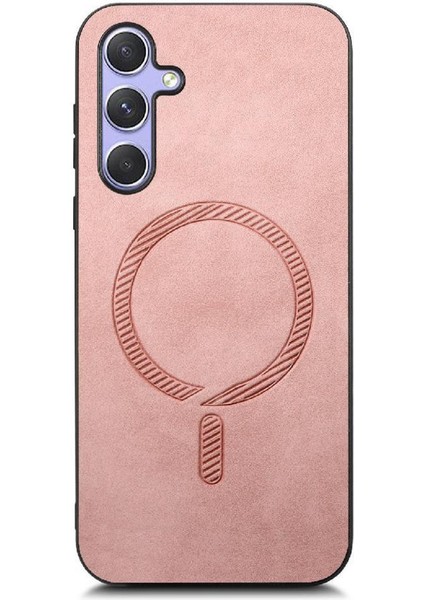 Samsung Galaxy A34 Hafif Ince Kablosuz Şarj Magsafe Araba (Yurt Dışından)