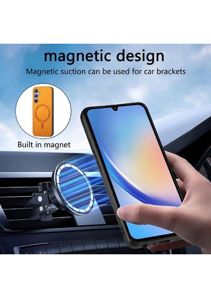 Samsung Galaxy A34 Hafif Ince Kablosuz Şarj Magsafe Araba (Yurt Dışından) indirimleri