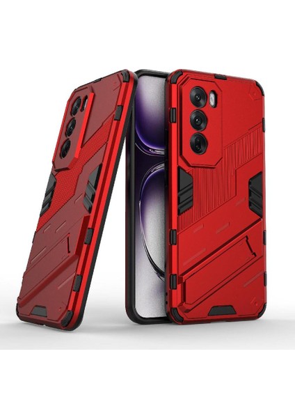 Oppo Oppo 12 5g Kickstand Sağlam Askeri Koruyucu Kapak Için Kılıf (Yurt Dışından)