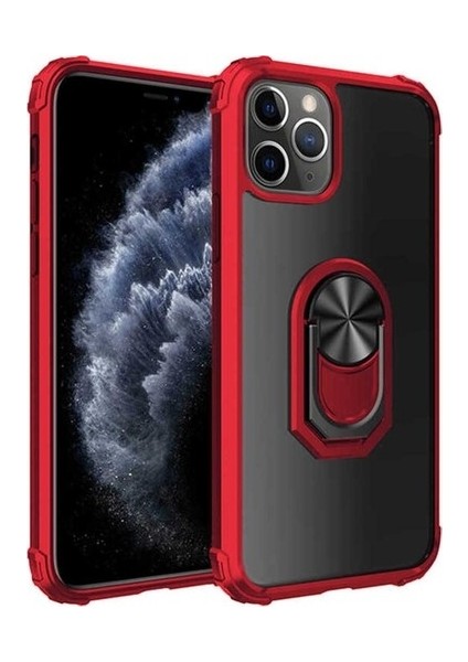 Apple iPhone 11 Pro Max Uyumlu Kılıf Zore Mola Kapak, Kırmızı