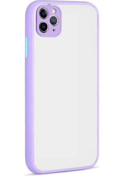 Apple iPhone 11 Pro Max Uyumlu Kılıf Zore Hux Kapak, Lila