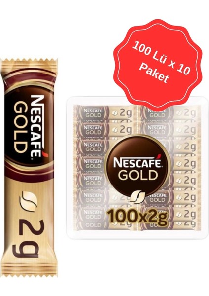 Gold Granül Kahve 2gr (100LÜ x 10 Paket)