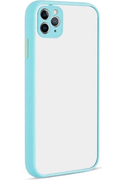 Apple iPhone 11 Pro Max Uyumlu Kılıf Zore Hux Kapak, Turkuaz