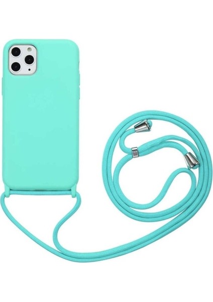 Apple iPhone 11 Pro Max Uyumlu Kılıf Zore Ropi Kapak, Turkuaz