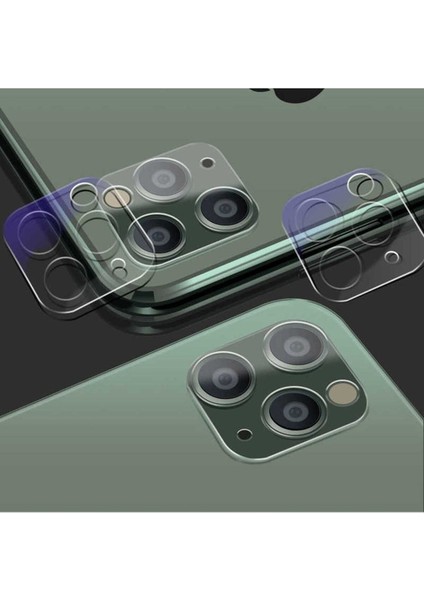 Apple iPhone 11 Pro Max Uyumlu Zore 3D Full Kamera Koruyucu