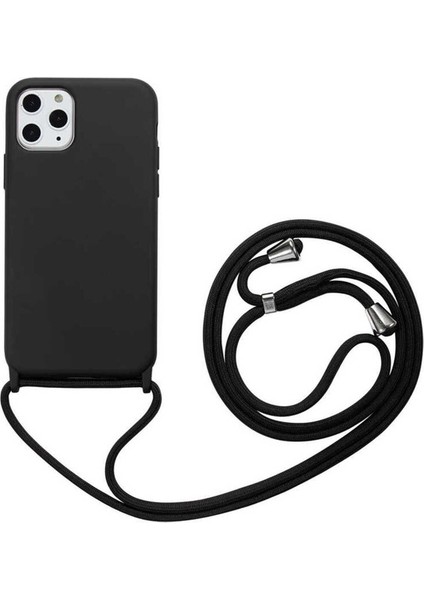 Apple iPhone 11 Pro Max Uyumlu Kılıf Zore Ropi Kapak, Siyah