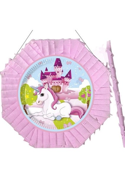 Parti Dükkanım Unicorn Pinyata 42 cm + Sopası