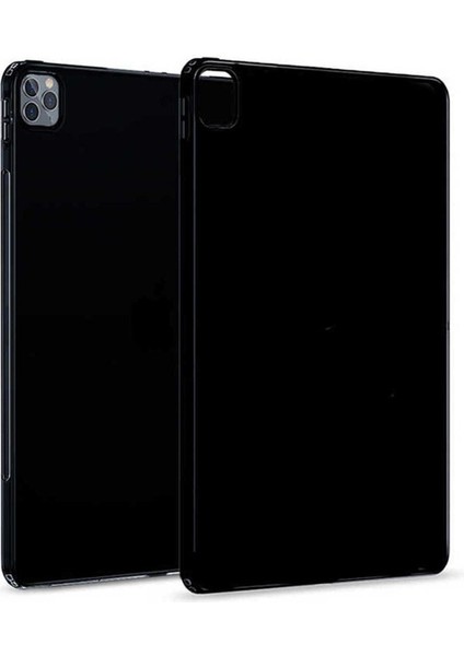 Apple iPad Pro 12.9 Uyumlu Pro 2020 (4.nesil) Kılıf Zore Tablet Süper Silikon Kapak, Siyah