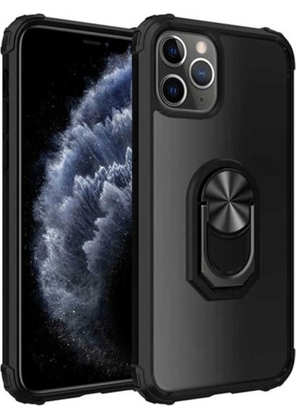 Apple iPhone 11 Pro Uyumlu Kılıf Zore Mola Kapak, Siyah