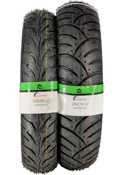 130/70-17 ve 100/80-17 Motosiklet Lastik Takımı Tl (Tubeless - Dubleks)