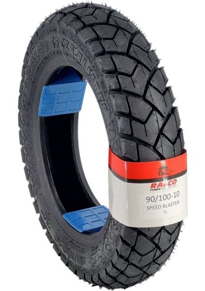 Ralco TYRES 90/100-10TL (Tubeless - Dubleks) Motosiklet Lastiği