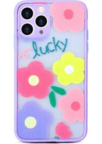 Apple iPhone 11 Pro Uyumlu Kılıf Zore Fily Kapak, Lila