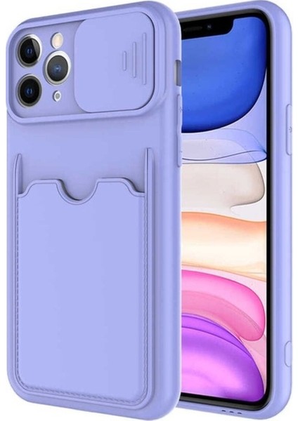 Apple iPhone 11 Pro Uyumlu Kılıf Kartix Kapak, Lila
