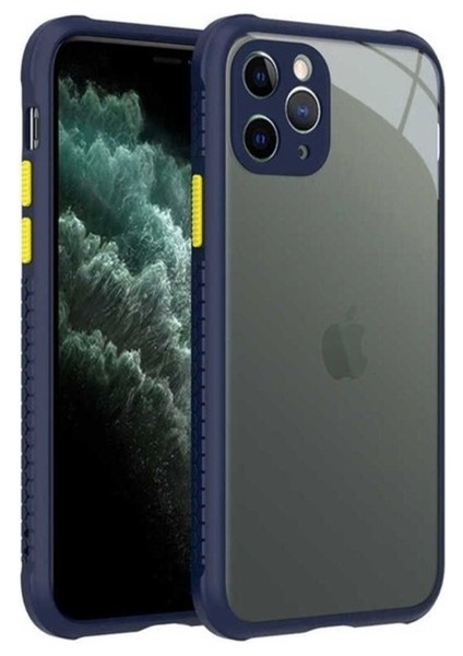 Apple iPhone 11 Pro Uyumlu Kılıf Kaff Kapak, Lacivert