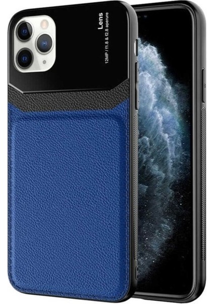 Apple iPhone 11 Pro Uyumlu Kılıf Emiks Kapak, Lacivert