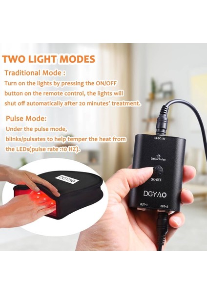 El Bilek Agrısı Için Kırmızı Işık Terapi Eldiveni fırsatları