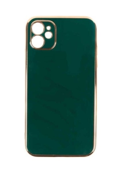 Apple iPhone 11 Uyumlu Kılıf Zore Bark Kapak, Koyu Yeşil