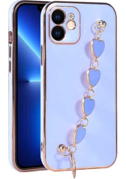 Apple iPhone 11 Uyumlu Kılıf Zore Kalbim Kapak, Lila