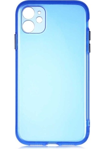 Apple iPhone 11 Uyumlu Kılıf Zore Bistro Kapak, Mavi