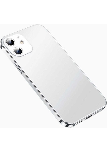 Apple iPhone 11 Uyumlu Kılıf Zore Bobo Kapak, Gümüş
