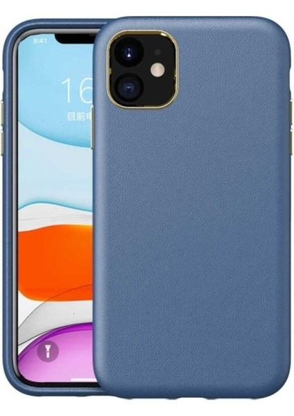 Apple iPhone 11 Uyumlu Kılıf Zore Natura Kapak, Lacivert