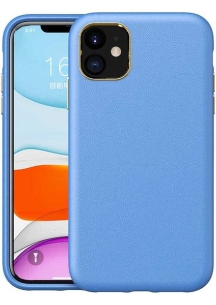 Apple iPhone 11 Uyumlu Kılıf Zore Natura Kapak, Mavi