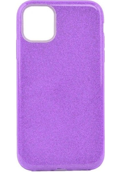 Apple iPhone 11 Uyumlu Kılıf Zore Shining Silikon, Mor