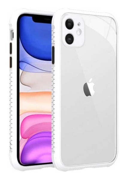 Apple iPhone 11 Uyumlu Kılıf Zore Kaff Kapak, Renksiz