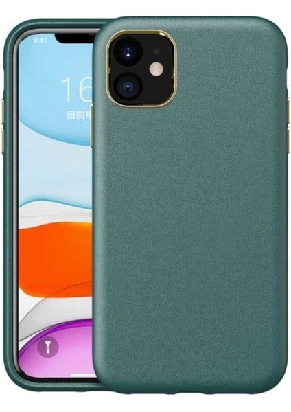 Apple iPhone 11 Uyumlu Kılıf Zore Natura Kapak, Yeşil