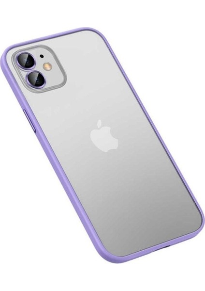 Apple iPhone 11 Uyumlu Kılıf Zore Retro Kapak, Lila