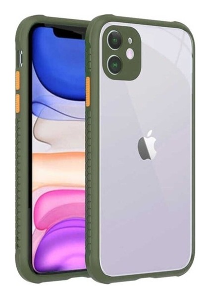 Apple iPhone 11 Uyumlu Kılıf Zore Kaff Kapak, Açık Yeşil