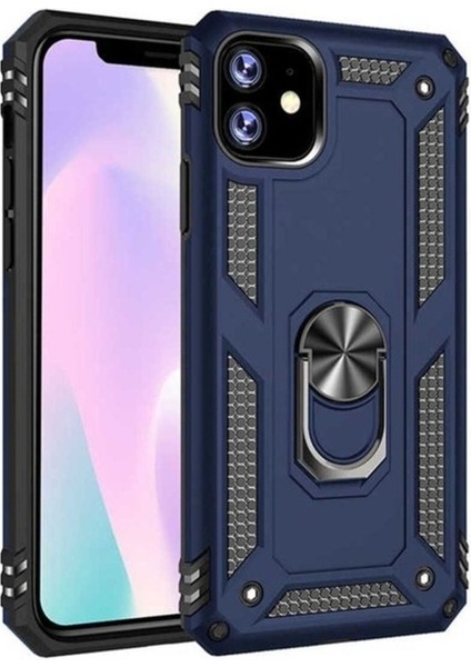 Apple iPhone 11 Uyumlu Kılıf Zore Vega Kapak, Mavi